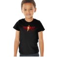 thumbnail image 1 of Shazam! Fury Of The Gods Fury Of The Gods Movie Logo Kids T Shirt (3) for Youth Toddler Boys and Girls, Black, 1 of 5