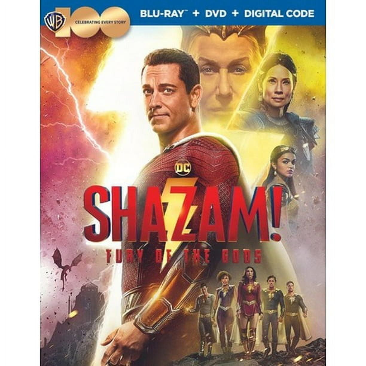 Shazam Fury of the Gods Blu ray Walmart