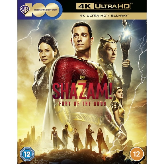 Shazam!: Fury of the Gods (4K Ultra HD) Adam Brody D.J. Cotrona Zachary Levi Helen Mirren