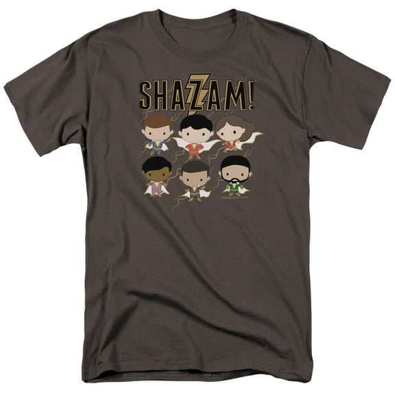 Shazam Movie Chibi Group Unisex Adult T Shirt For Men And Women