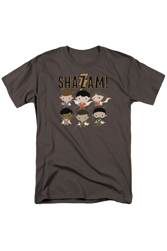Shazam Movie Chibi Group Unisex Adult T Shirt For Men And Women