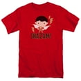 thumbnail image 1 of Shazam Movie Shazam Chibi Adult 18/1 T-Shirt Red, 1 of 1