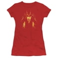 thumbnail image 1 of Shazam Movie Whats Inside Junior Women's T-Shirt Sheer Red, 1 of 1