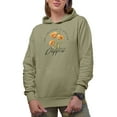 thumbnail image 1 of She Always Had to Stop for Roadside Poppies with a Hand Drawn Poppy Flowers Art Merch Gift, Sand Hooded Sweatshirt or Hoodie, Medium, 1 of 5