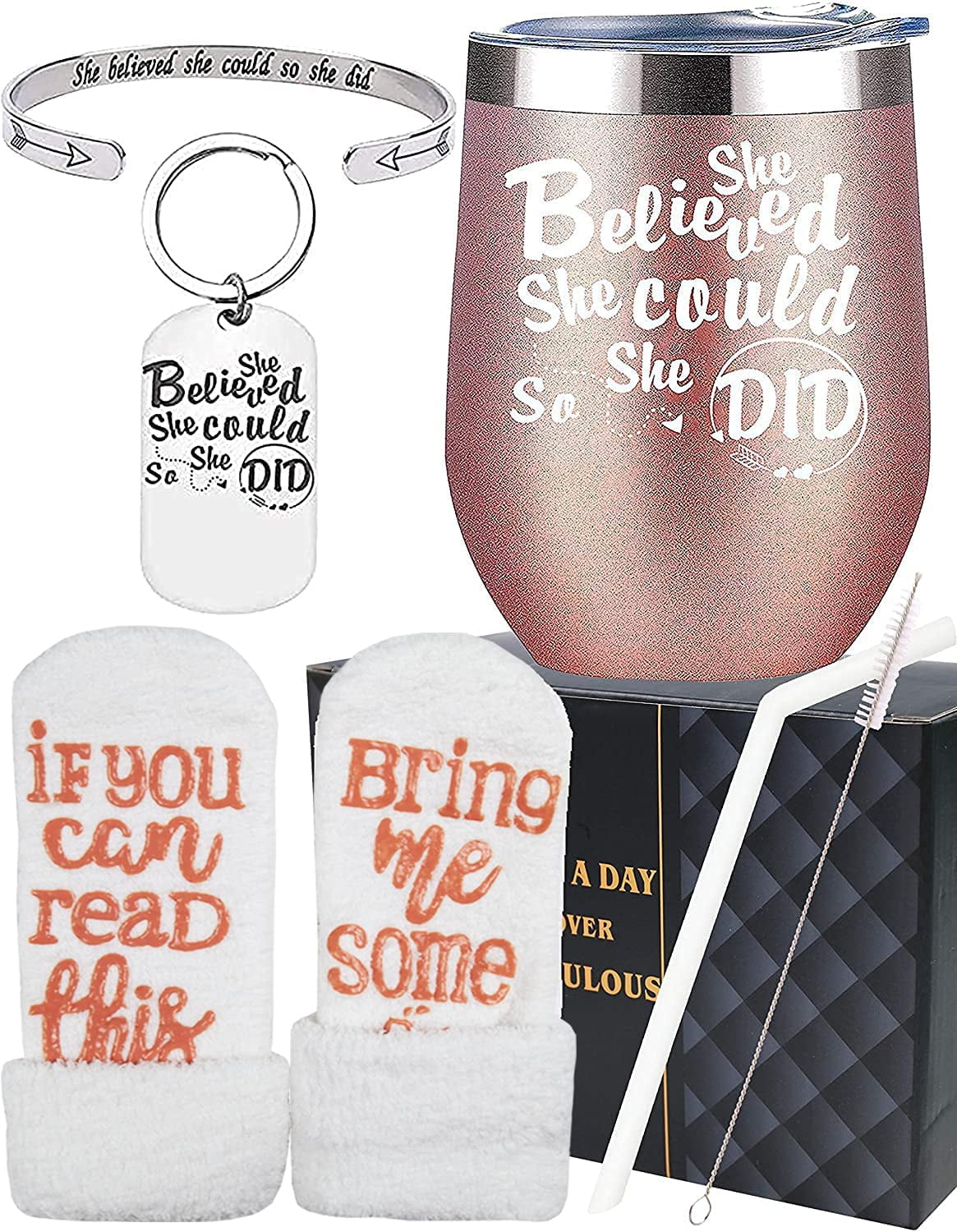 She Believed She Could So She Did,Congratulations Gifts for Women