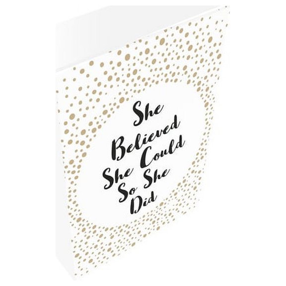 She Believed She Could So She Did : 52 Beautiful Cards of Inspiring Quotes and Empowering Affirmations (General merchandise)