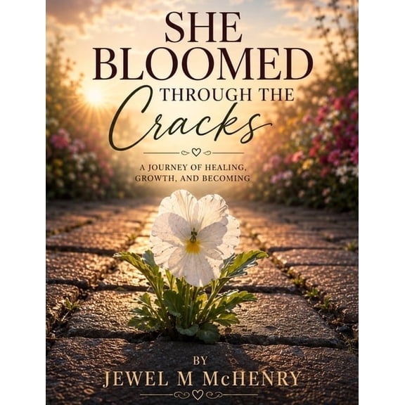 She Bloomed Through the Cracks: Poems on Faith, Survival, Softness, and Rising Again, (Paperback)
