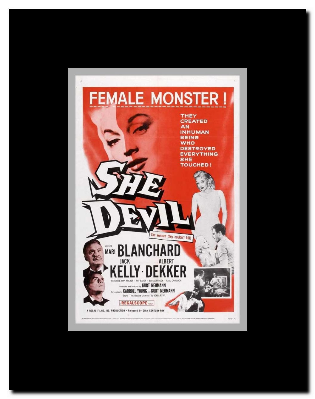 She Devil Framed Movie Poster