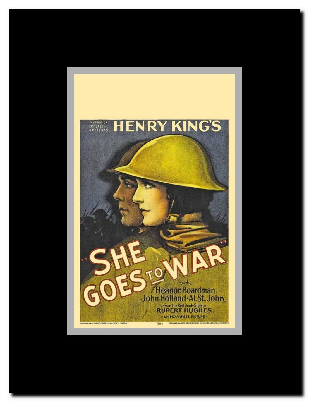 She Goes to War Framed Movie Poster