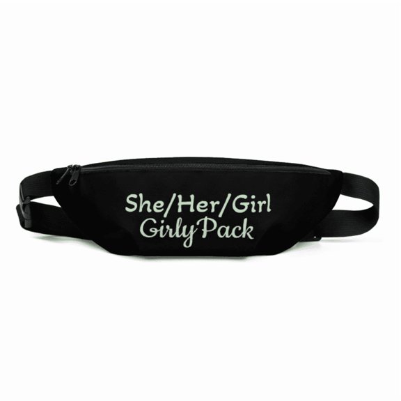 She/Her/Girl GirlyPack- CWMBS by Tyler Khii All-Over Print Fanny Pack Custom Water-Resistant Waist Bag with Adjustable Straps & Inner Pocket