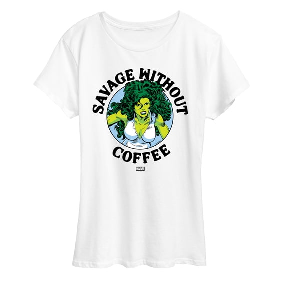 Marvel - Savage Without Coffee - Women's Short Sleeve Graphic T-Shirt