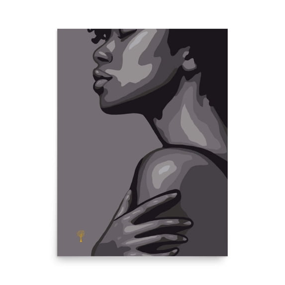 She In Shadow II Print