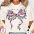 thumbnail image 1 of She Is Clothed with Strength and Dignity T-Shirt, Christian Mom Tee with Bible Verse, Preppy Coquette Floral Mother’s Day Shirt, 1 of 5