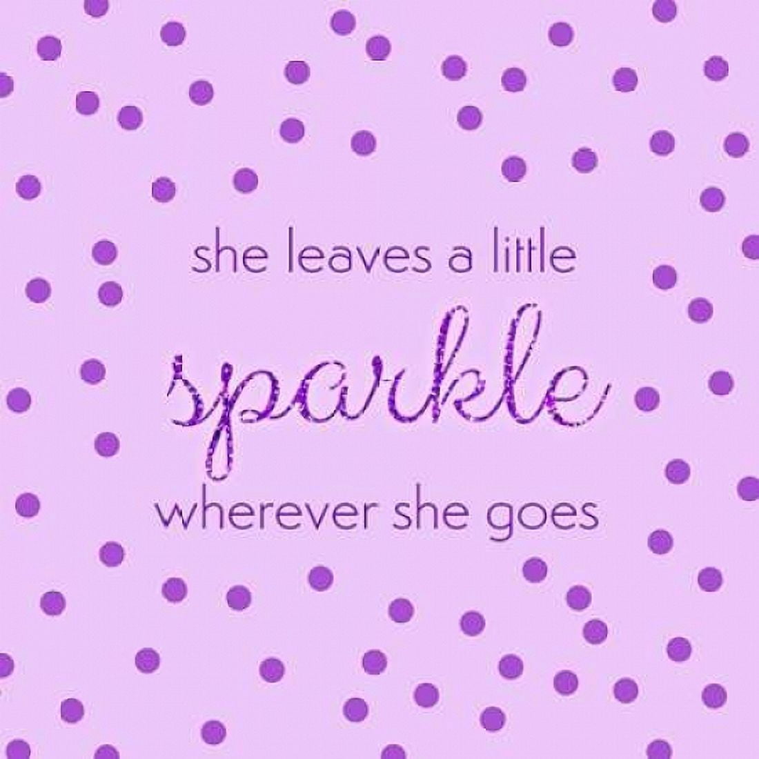 She Leaves A Little Sparkle Canvas Art - Miyo Amori (24 x 24)