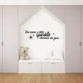thumbnail image 1 of She Leaves A Little Sparkle Wherever She Goes - Quotes Sparkle Shining Quote Vinyl Wall Art Wall Decal Wall Sticker Home Decoration Design Kids Room Boys Girls Room Wall Décor Size (18x20 inch), 1 of 3