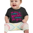 thumbnail image 1 of She Leaves Sparkle Where She Go T-Shirt Infant -Smartprints Designs,  18 Months, 1 of 4