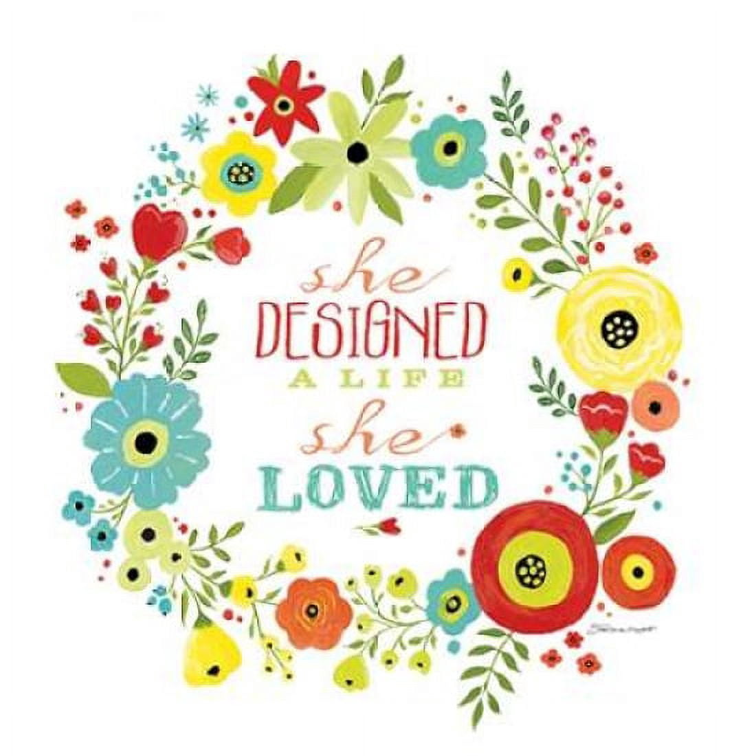 She Loved Canvas Art - Stephanie Marrott (24 x 24)