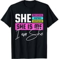 thumbnail image 1 of She Motivates Inspires Empowers, International Womens Day T-Shirt, 1 of 5