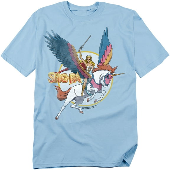 She Ra  And Swiftwind Officially Licensed Adult T-Shirt S