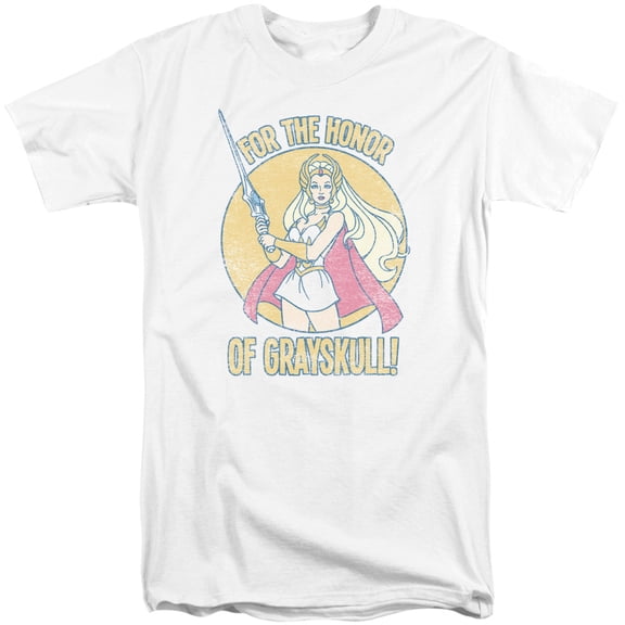She Ra/Honor Of Grayskull S/S Adult Tall White