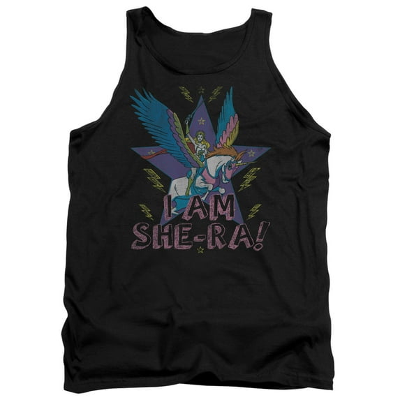 She Ra/I Am She Ra Adult Tank Top Black