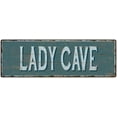 thumbnail image 1 of She Shed Beach Style Wood Look Sign Gift Green 6x18 Metal Decor 206180086076, 1 of 1