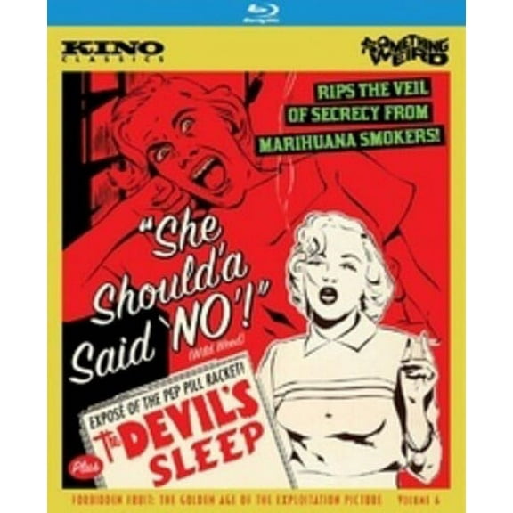 She Shoulda Said "No"! / The Devil's Sleep (Forbidden Fruit, Volume 6) (Blu-ray), Kino Classics, Music & Performance