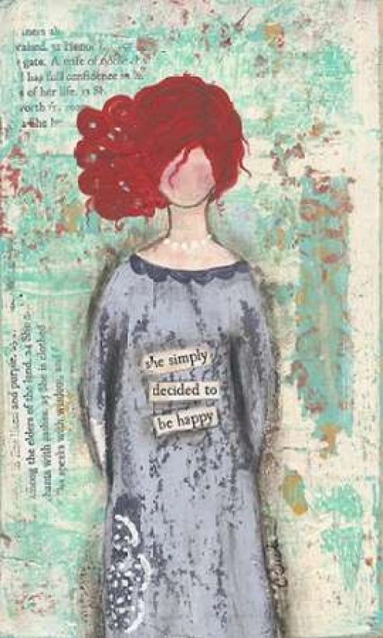 She Simply Decided Canvas Art - Cassandra Cushman (24 x 36)