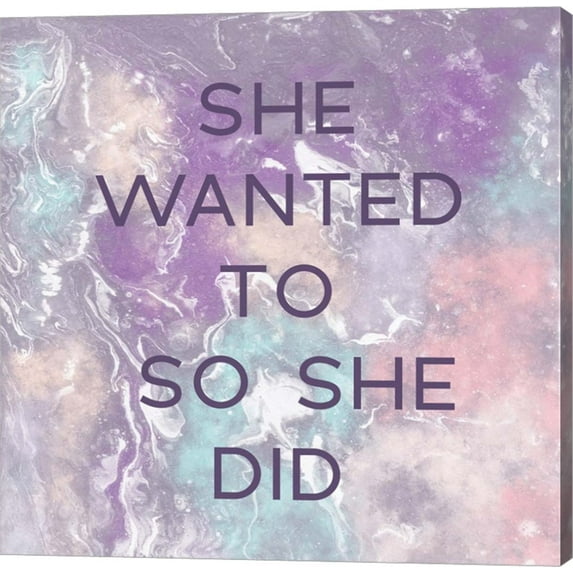 She Wanted To by Linda Woods, Canvas Wall Art