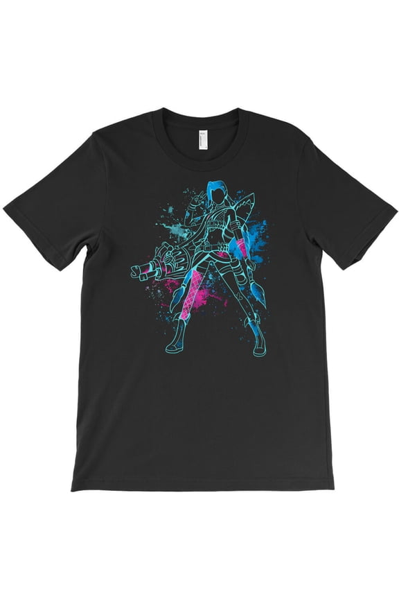 She Was Here Arcane Themed Gaming and TV Show Graphic Design Style Themed G35136 Unisex T-Shirt, Up to Size 5XL