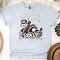 thumbnail image 1 of She Will Run Western Shirt – Bible Verse Rodeo Christian Tee, Ash, Size S, 1 of 5