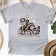 thumbnail image 1 of She Will Run Western Shirt – Bible Verse Rodeo Christian Tee, Sport Grey, Size 2XL, 1 of 5