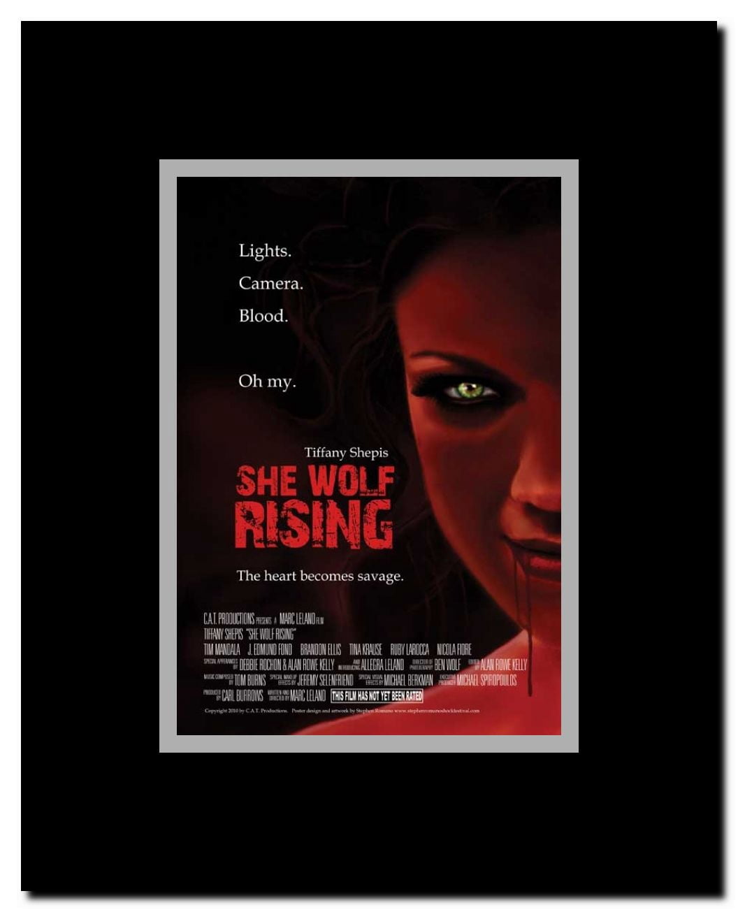 She Wolf Rising Framed Movie Poster