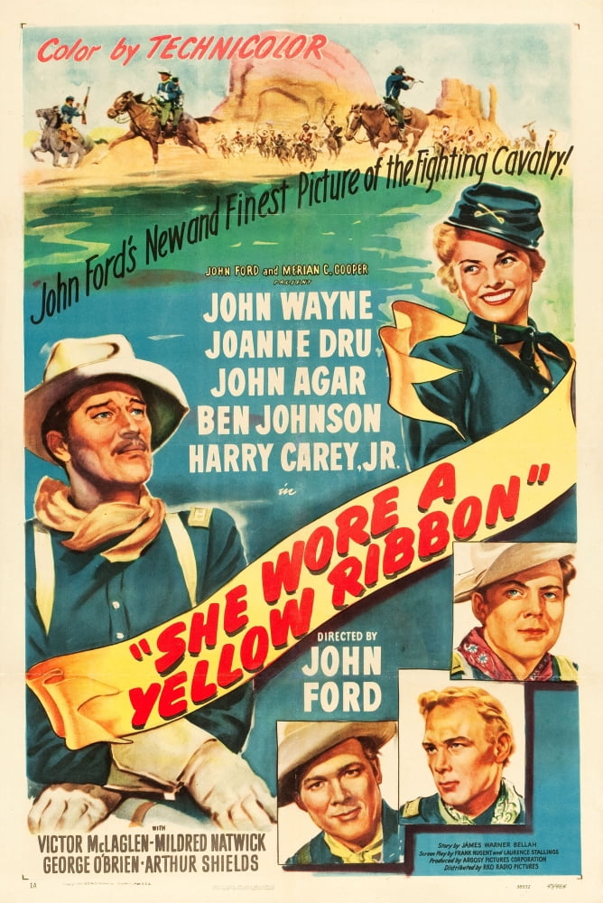 She Wore A Yellow Ribbon Canvas Art - (11 x 17)