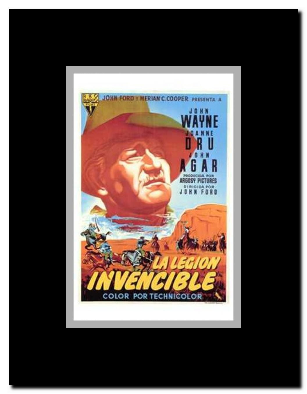 She Wore a Yellow Ribbon Framed Movie Poster