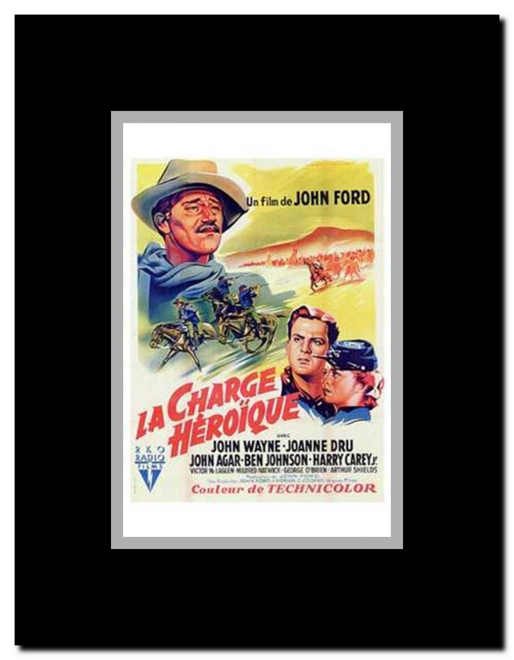 She Wore a Yellow Ribbon Framed Movie Poster