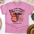 thumbnail image 1 of She Works Willingly With Her Hands T-Shirt for Women, Proverbs 31:13 Scripture Tee, Azalea, Size XL, 1 of 6