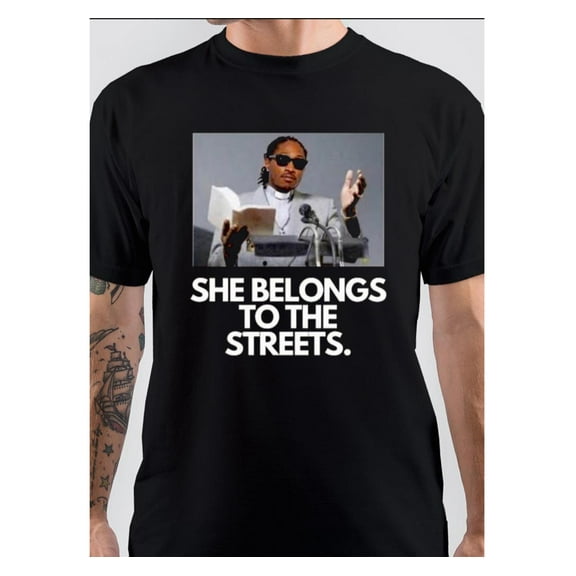 She belongs to the streets, T-shirt, ANANDHIS