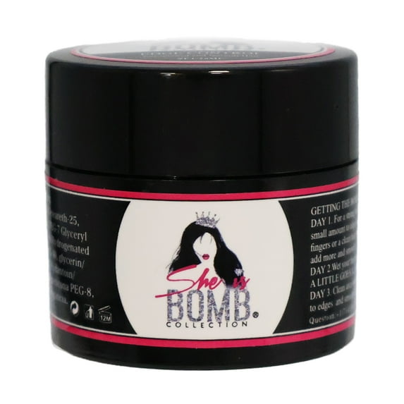She is Bomb Collection Fast Drying Edge Control, 0.6 Oz., Pack of 6