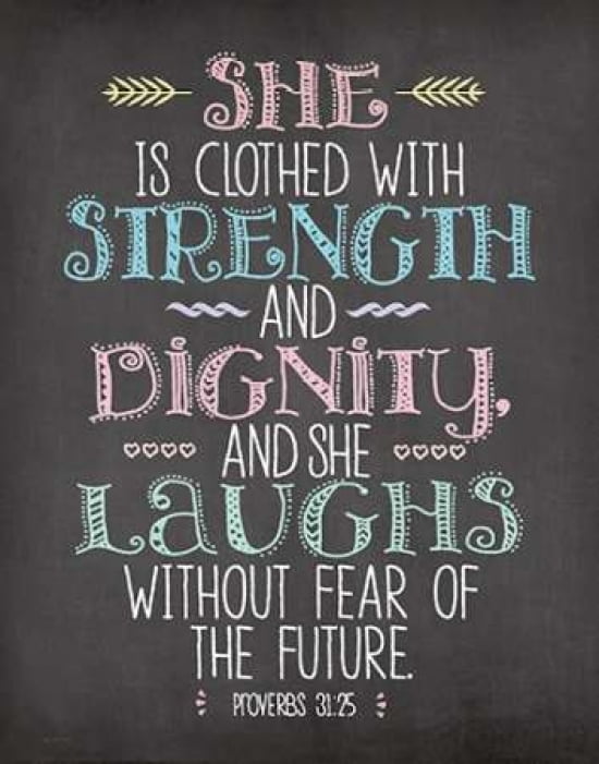 She is Clothed Canvas Art - Jo Moulton (22 x 28)