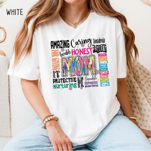 She is Mom Shirt, Mom Life T-Shirt, Mother's Day, Retro Blessed Mom Tee, Mom, Retro Mama Quotes, Mom Gift T shirt All Size S-5Xl