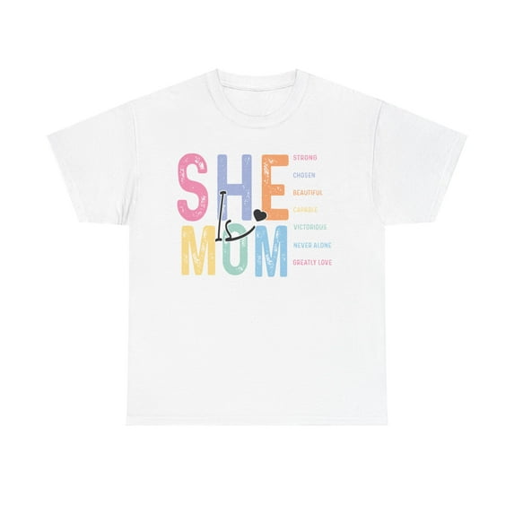 She is Mom Shirt, Retro Mom Shirt, Blessed Mom Shirt,Mom Shirt ID-0401-H18P