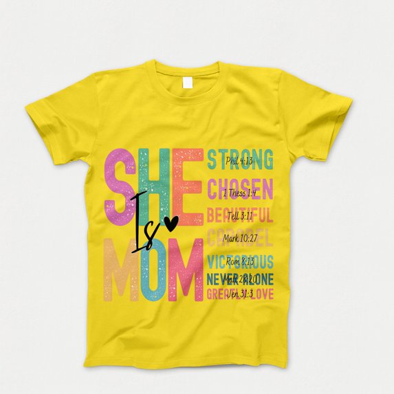 She is Mom T-shirt, Retro Mother Shirt, Blessed Mom Tee, Mom Shirt, Mother's Day Tshirt, Gift for Mom, Retro Mama Quotes