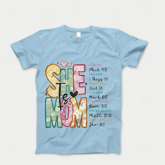She is Mom T-shirt, Retro Mother Shirt, Blessed Mom Tshirt, Mother's Day Gifts, Gift for Mom, Mother Day Tee Top