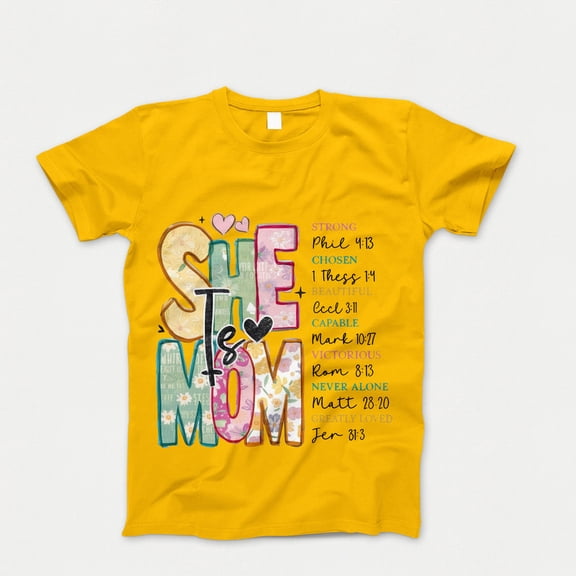 She is Mom T-shirt, Retro Mother Shirt, Blessed Mom Tshirt, Mother's Day Gifts, Gift for Mom, Mother Day Tee Top