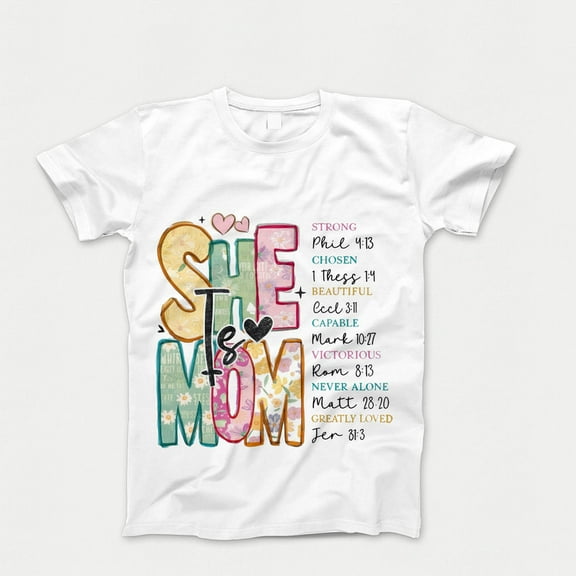 She is Mom T-shirt, Retro Mother Shirt, Blessed Mom Tshirt, Mother's Day Gifts, Gift for Mom, Mother Day Tee Top