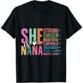 thumbnail image 1 of She is Nana Christian Mother's Day Present for Grandma Women T-Shirt tee, 1 of 4
