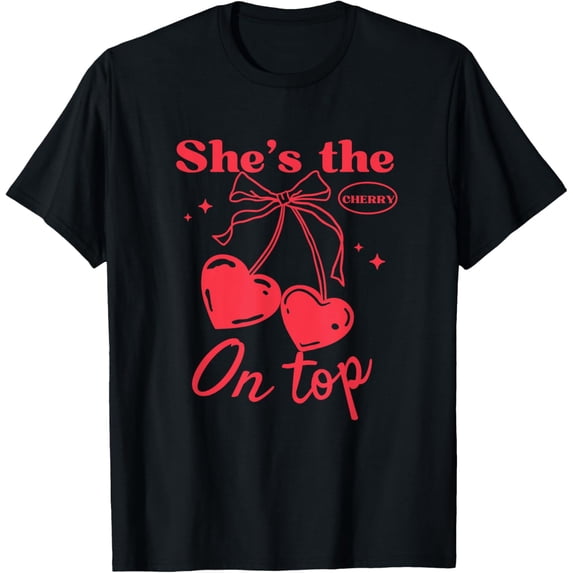 She is the cherry on top coquette bow