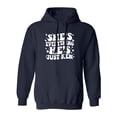 thumbnail image 1 of She's Everything He's Just Ken Adult Hooded Sweatshirt, 1 of 3