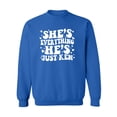 thumbnail image 1 of She's Everything He's Just Ken Crewneck Sweatshirt, 1 of 3